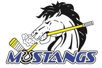 Mid-State Mustangs Ice Hockey Logo